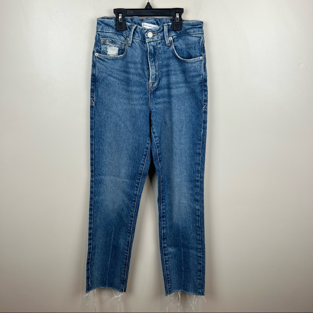 NEW Good American Blue568 in Size 0/25 - Picture 2 of 10